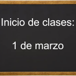 Horario de Actividades Académicas – Semana del 1 al  4 de marzo.