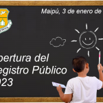 Registro Público de Solicitud de Matrícula 2023